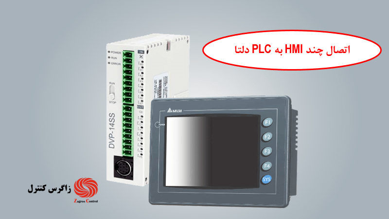 اتصال چند HMI به PLC دلتا